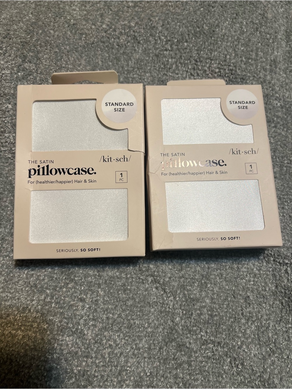 kitsch Satin Pillowcase - set of 2